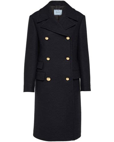 prada coat blue|prada coat women's sale.